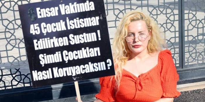 Ensar Vakfı’ndaki istismarı unutturmamak için 370 gündür tek başına eylem yapıyor