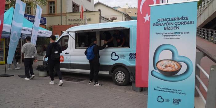 Balıkesir’de öğrenciler güne sıcak çorbayla başlıyor