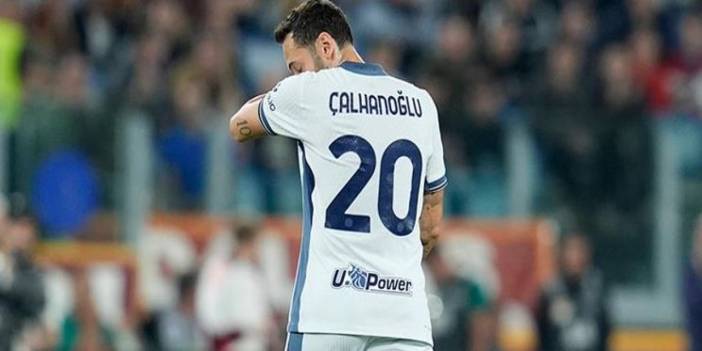 Inter'den Hakan Çalhanoğlu açıklaması. Kötü haberi duyurdular