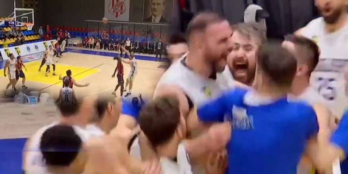 Basketbol Süper Ligi'nde inanılmaz maç sonu. Mucizeyi başardılar