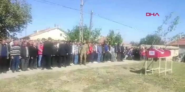 Kazada ölen karakol komutanı son yolculuğuna uğurlandı