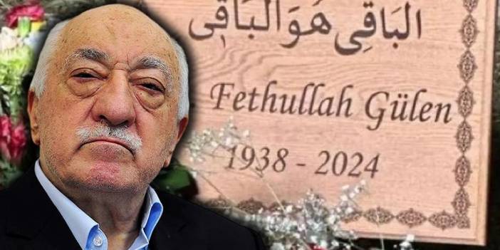 Fetullah Gülen'in mezar taşına yazılan yalan ortaya çıktı. Yalanını yazdılar