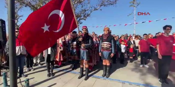 Çanakkale'de 29 Ekim Cumhuriyet Bayramı coşkuyla kutlandı