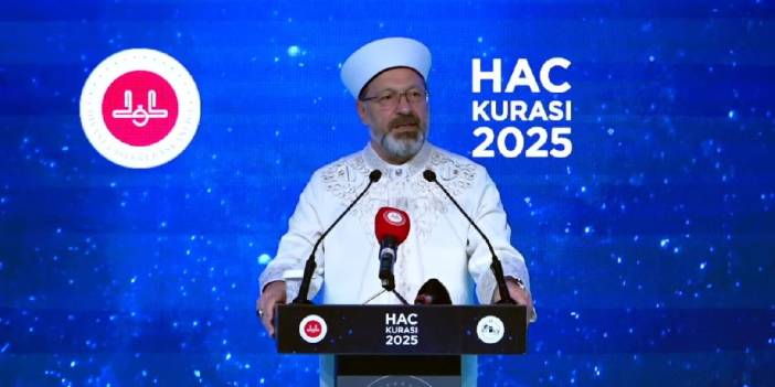 2025 yılı hac kurası çekildi