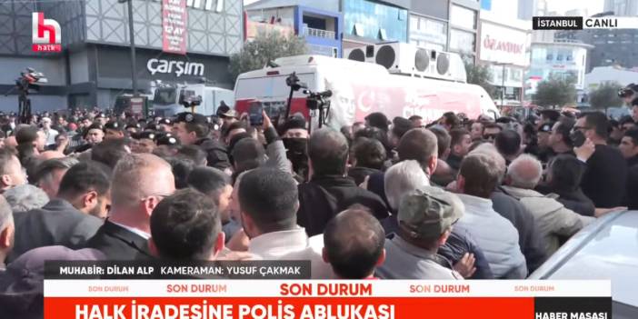 Esenyurt Meydanı'nda polis biber gazı sıktı! CHP Milletvekilleri de var