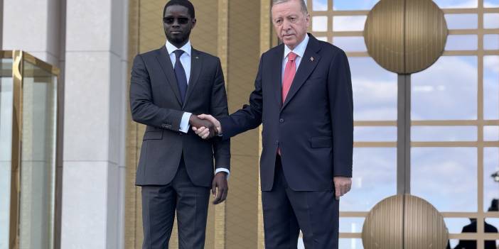 Erdoğan, Senegal Cumhurbaşkanını resmi törenle karşıladı