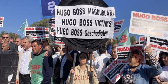 Hugo Boss işçileri Almanya konsolosluğunun kapısına dayandı