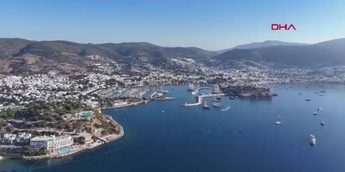 Bodrum'da sezon bitmiyor; 1 milyon 100 bin yabancı turist akını