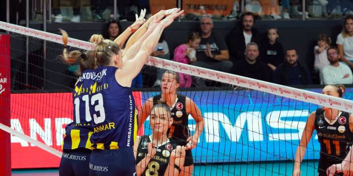 Melissa Vargas bir şey yapamadı. Vakıfbank Fenerbahçe'yi bitirdi