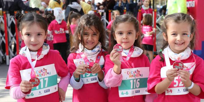 İlk önce geleceğin maratoncuları koştu