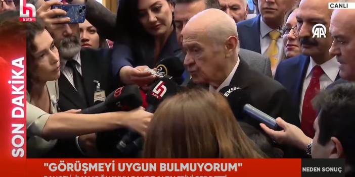 Bahçeli İmamoğlu'nun Randevu talebini reddetti