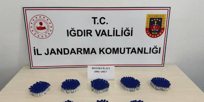 508 kaçak botoks ilacı Iğdır'da ele geçirildi