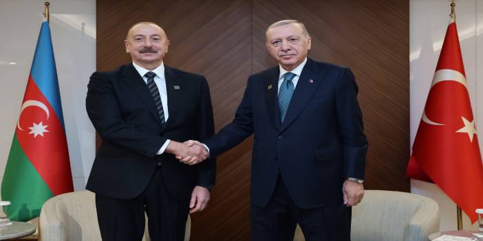 Kırgızistan'da Erdoğan Aliyev görüşmesi