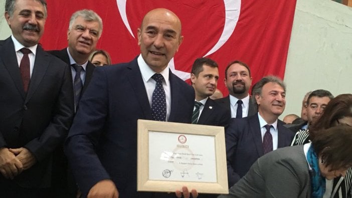 Tunç Soyer mazbatasını aldı