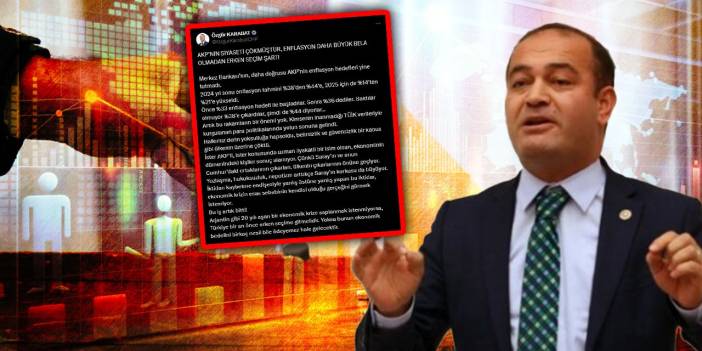 Karabat: AKP’nin siyaseti çökmüştür. Enflasyon daha büyük bela olmadan erken seçim şart!