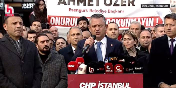 Özgür Özel CHP'nin Esenyurt kararını duyurdu