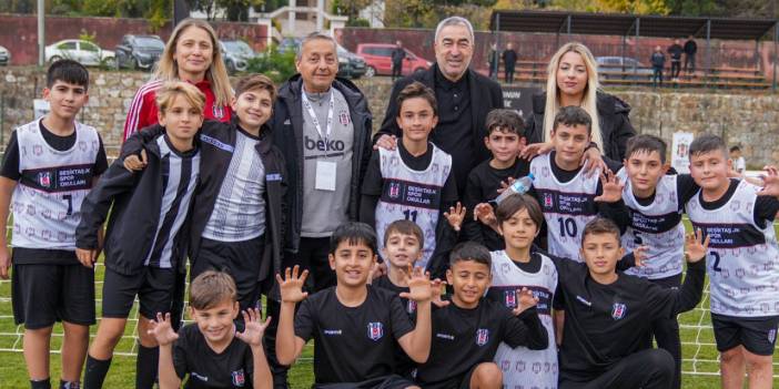 Beşiktaş 1400 öğrenciye eğitim verdi. Feyyaz Uçar ve Samet Aybaba uğurladı