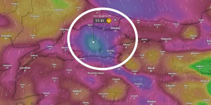 İstanbul'un tam ortasına oturacak. Manda Gözü Fırtınası'nın patlayacağı saat belli oldu