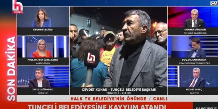 Tunceli Belediye Başkanı Halk TV'ye konuştu: Bu bir irade gaspıdır