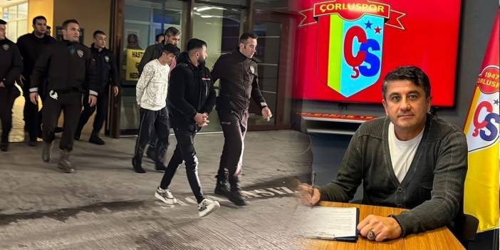Çorluspor teknik direktörünün öldürülmesine ilişkin 13 gözaltı