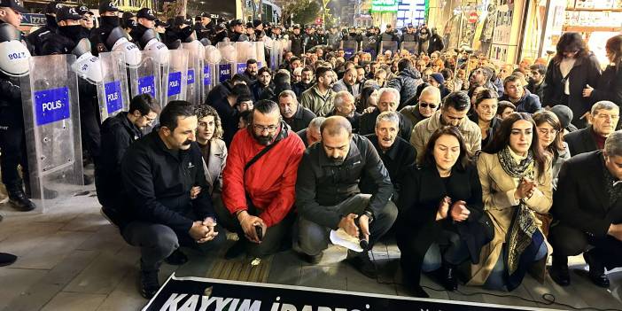 Van’da kayyum protestosu: Halkın iradesine ipotek konulamaz