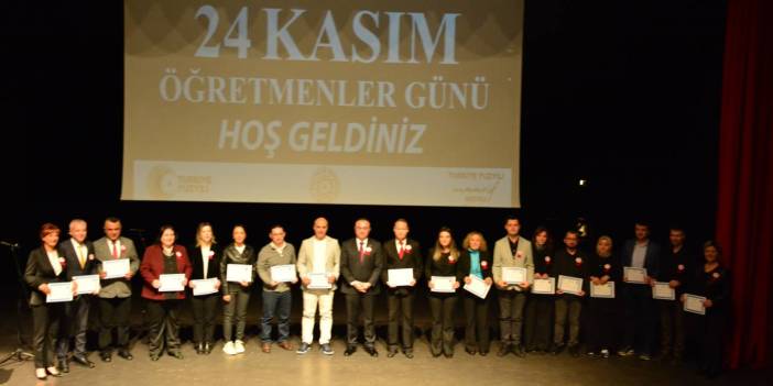 Trakya'da 24 Kasım Öğretmenler Günü kutlaması