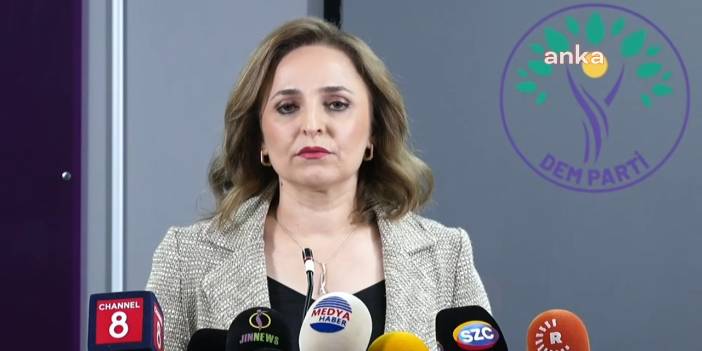 DEM Parti Sözcüsü Doğan: Tarafımıza olumlu ya da olumsuz herhangi bir dönüşü olmadı