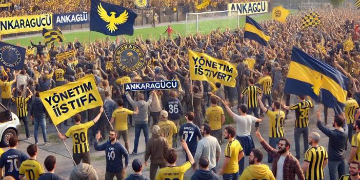 Ankaragücü ayağa kalktı. Taraftar istifa istedi