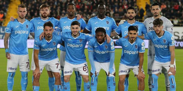 Trabzonspor Kasımpaşa maçının ilk 11'leri belli oldu