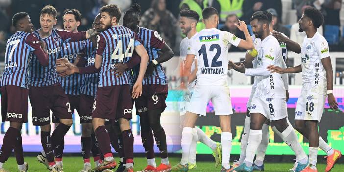 Trabzonspor 90+1'de 3 puandan oldu. Kasımpaşa puanı kaptı