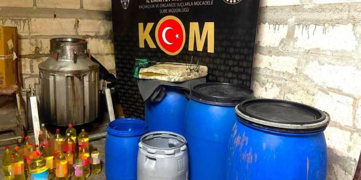 Yalova'da, 68 litre sahte içki ele geçirildi: 3 gözaltı