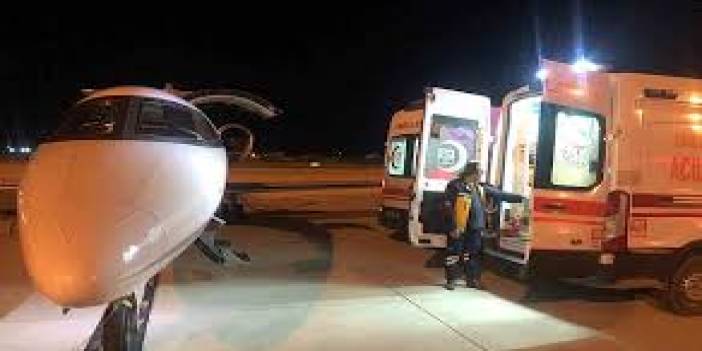 Van'da 4 aylık hasta bebek, ambulans uçakla İstanbul'a sevk edildi