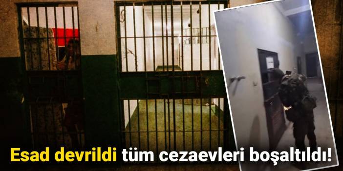 Esad devrildi tüm cezaevleri boşaltıldı!