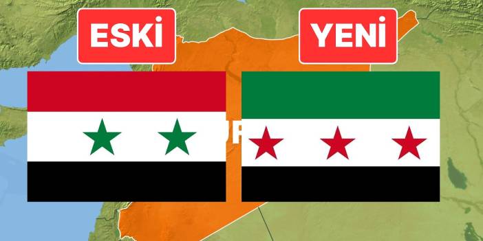 Suriye'nin bayrağı değişti. İşte yeni yıldızın anlamı