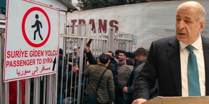 Özdağ'dan ülkelerine dönen Suriyelilerle ilgili flaş açıklama