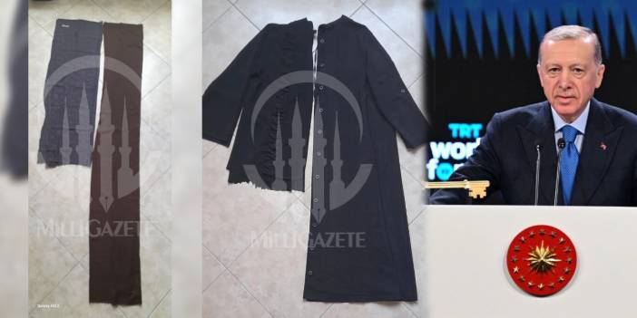Erdoğan'ı protesto eden gençler kesilmiş kıyafetlerini paylaştı