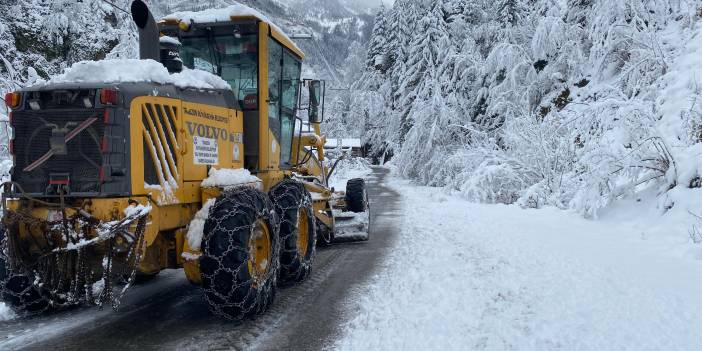 Trabzon'da 168 Giresun'da 215 yerleşim yolu ulaşıma kapandı