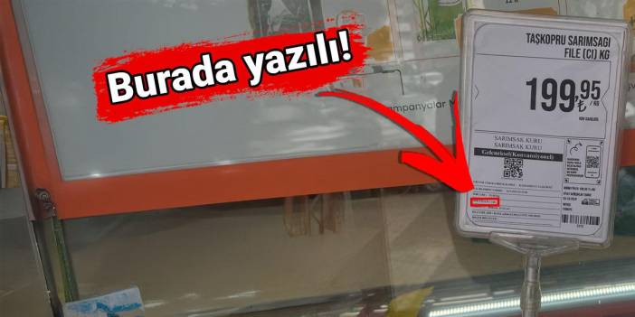 20 TL'ye alınan sarımsak nasıl 200 TL'ye satılır? Ürün etiketlerine bakınca anlıyorsunuz