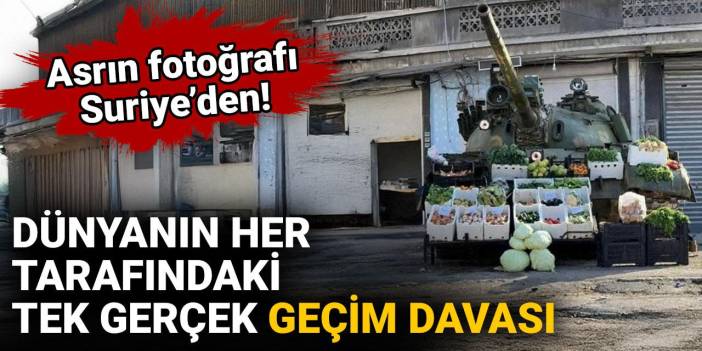 Asrın fotoğrafı Suriye'den. Dünyanın her tarafındaki tek gerçek