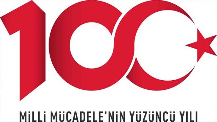 100. yıla özel logo