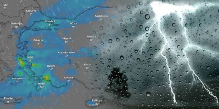 Çok kuvvetli geliyor. Meteoroloji tehlikeli notuyla saat verdi