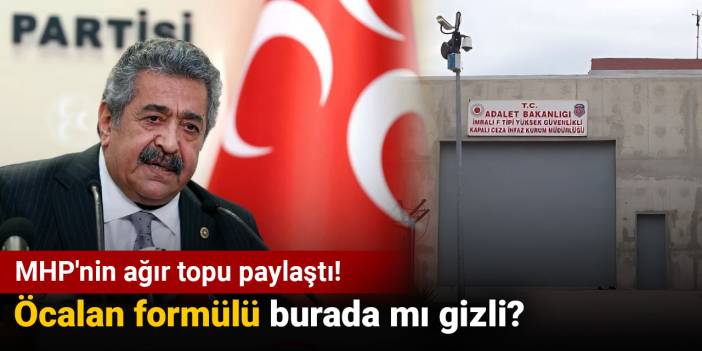 MHP'nin ağır topu paylaştı! Öcalan formülü burada mı gizli?