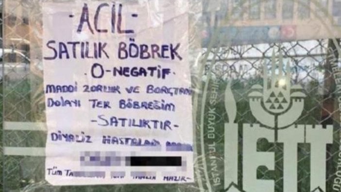 Krizin acı fotoğrafı: Borcunu ödemek için böbreğini satılığa çıkardı