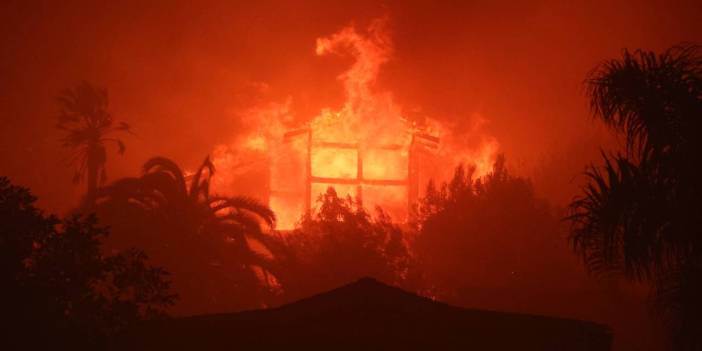 Cehenneme dönen Los Angeles'da lüks evler yağmacıların hedefinde