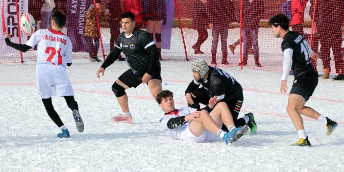 Kar Ragbi Türkiye Şampiyonası Erciyes'te tamamlandı
