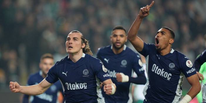 Konyaspor Fenerbahçe maçında gol yağmuru