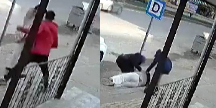 Kaldırımda kadın yumruklayan şahıs tutuklandı