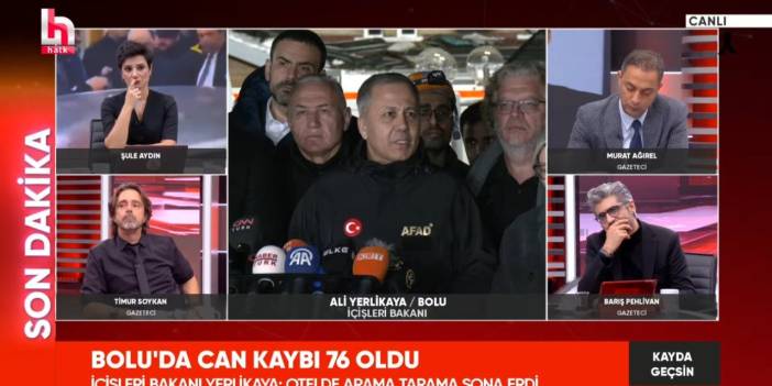Bolu'da can kaybı 76 oldu