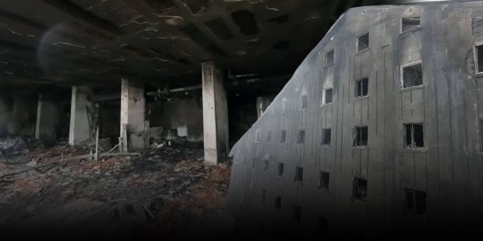 76 kişiye mezar olan otelden geriye kalanlar görüntülendi