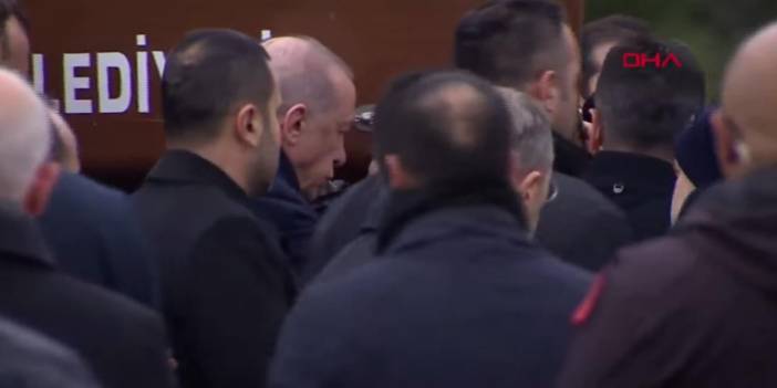 Erdoğan AKP'li vekilin kızının tabutuna omuz verdi